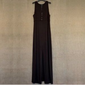 WORTH NEW YORK Brown Maxi Dress Comfortable & Sophisticated 2